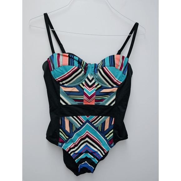 Beach Betty Other - Beach Betty Corset One Piece Swimsuit Size L
